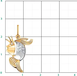 Кулон Atoll 5673 1,79гр. 