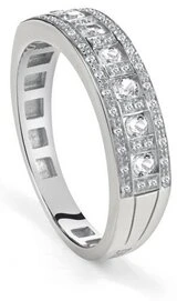 Кольцо Damiani 20059565 размер 18 вес 3.7 г золото, бриллиант 