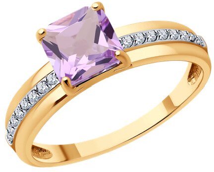 Кольцо Diamant 51-310-01729-2 18,5р.  Кольцо Diamant 51-310-01729-2 18,5р.