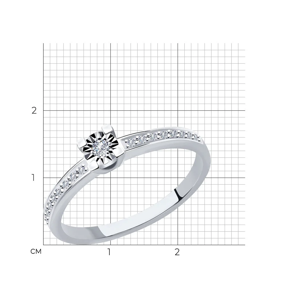 Кольцо Sokolov S1012023 16р 1,39гр.  - фото 2