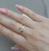 Кольцо Diamant 1,88 гр 17 р  - фото 2