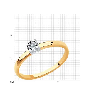 Кольцо Sokolov 1011905 17р 1,28гр. 