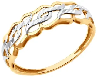 Кольцо Diamant 51-110-02279-1 17,5р. 