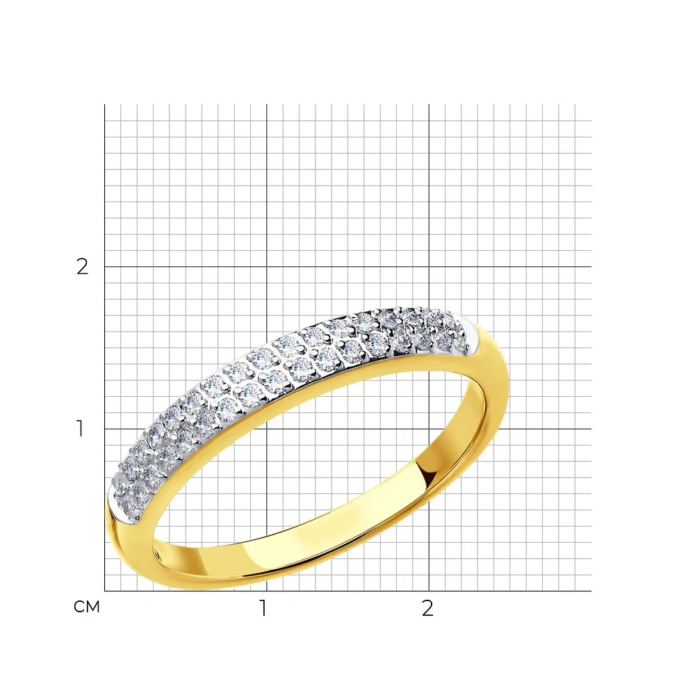 Кольцо Sokolov A1010359-2 18р 1,52гр.  - фото 4