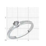 Кольцо Sokolov S1012023 17,5р 1,34гр.  - фото 3