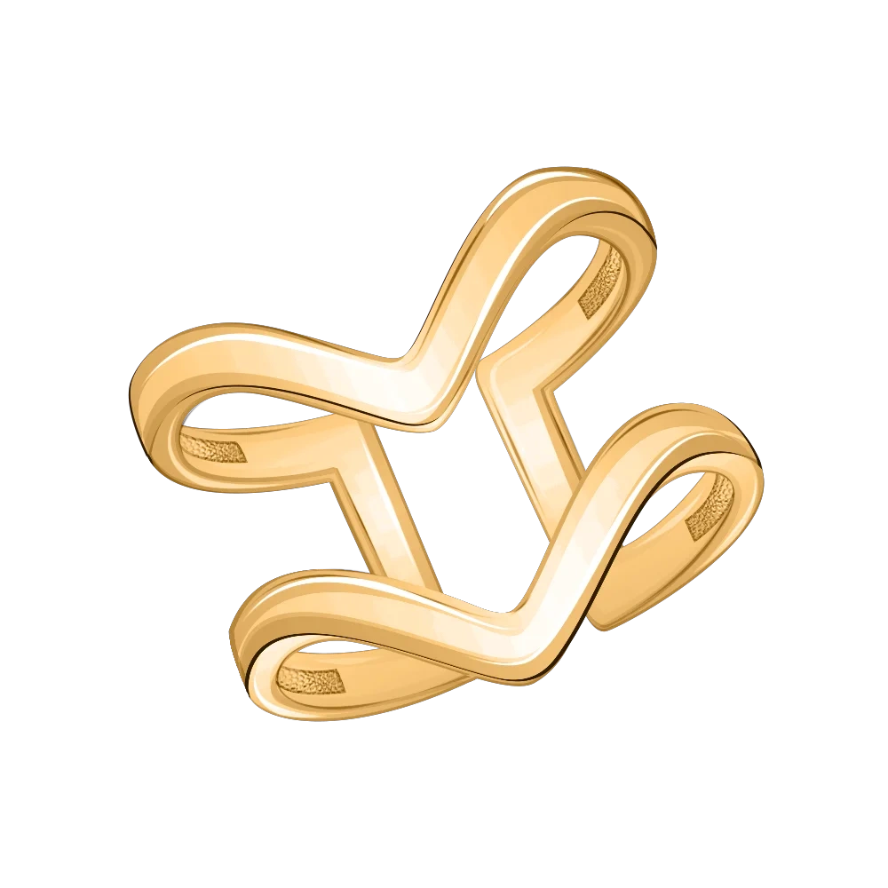 Кольцо Атолл 10712_16 16р 2.15гр  - фото 4