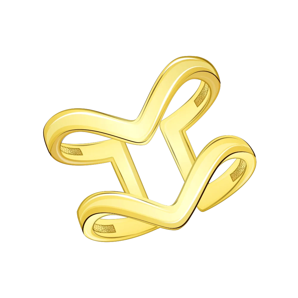 Кольцо Атолл л10712_14 14см 1.98гр  - фото 4