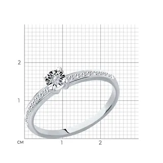 Кольцо Sokolov 1011980_17.5 17.5р 1.49гр  - фото 4