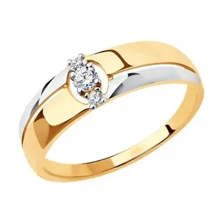 Кольцо Diamant 51-110-00819-1 17,5р. 