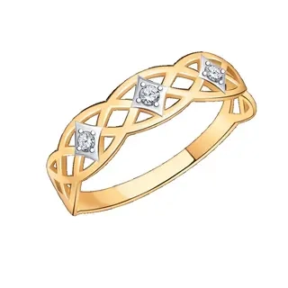 Кольцо Атолл  11062_17 17р 1.36гр  - фото 2