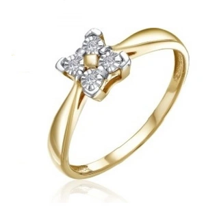 Кольцо РусГолдАрт 1433403 17р 2,04гр. 