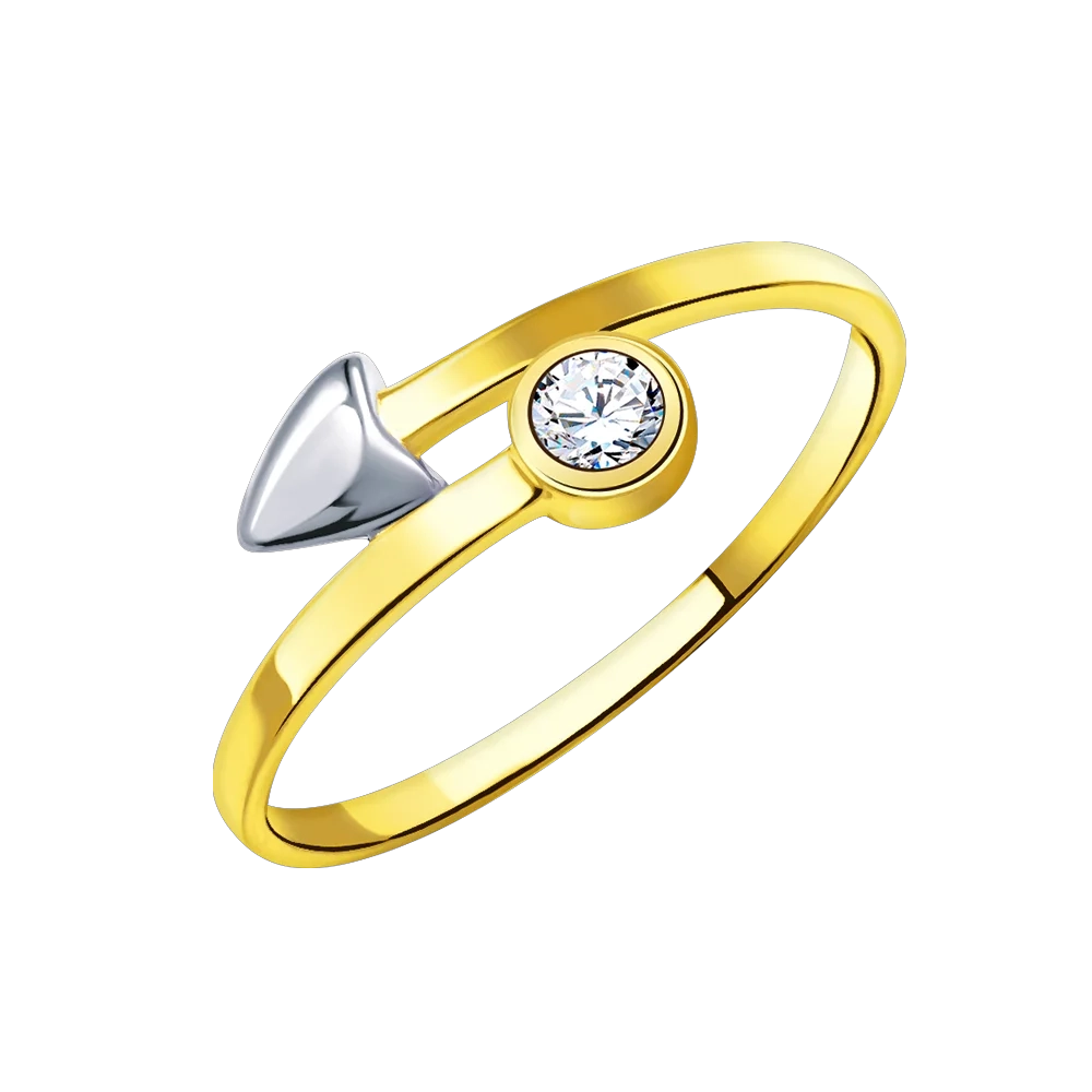 Кольцо Атолл  л10750_15.5 15.5р 1.14гр  - фото 2