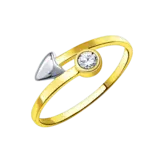 Кольцо Атолл  л10750_15.5 15.5р 1.14гр  - фото 2