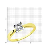 Кольцо Sokolov 1011890-2_18 18р 2.08гр  - фото 3