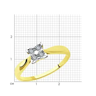 Кольцо Sokolov 1011890-2_18 18р 2.08гр 