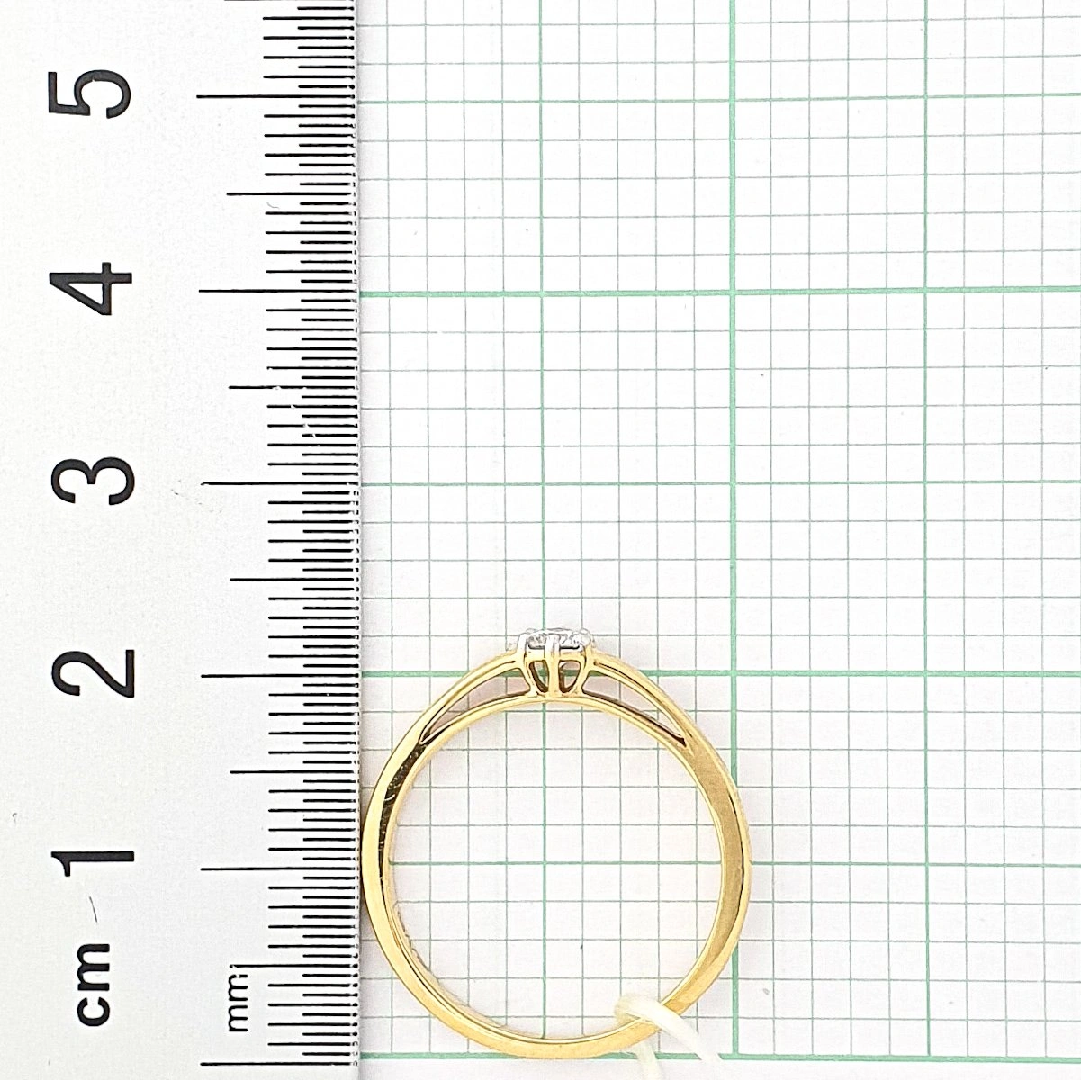 Кольцо Goldos DR5663 17р 2,3гр 0,15ct. 