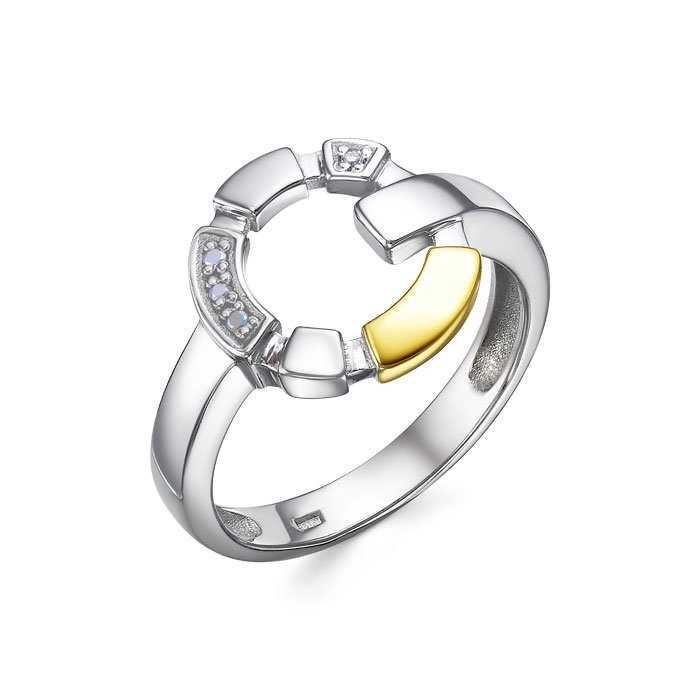 Кольцо Family Jewelry К1462/Ag-620ПОЗ 17р 2,4гр. 