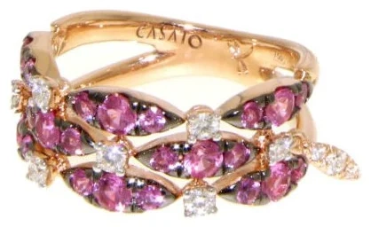 Кольцо Casato 1374 cas 16,5р 6,21гр 0,32ct 1,49ct. 