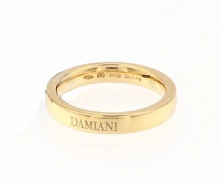 Кольцо Damiani 1682* д 16,8р 6,6гр 0,07ct. 