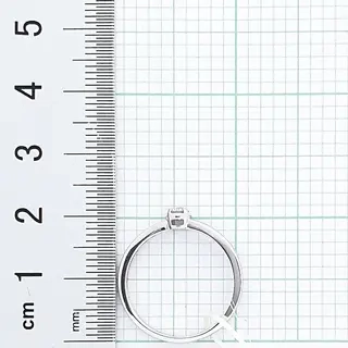 Кольцо Goldos DR6660W 17р 1,7гр 0,12ct. 