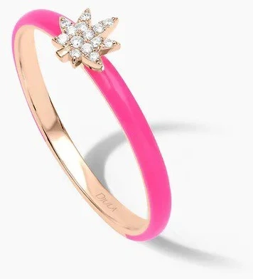 Кольцо Djula 1287 djula 17р 1,27гр 0,03ct. 