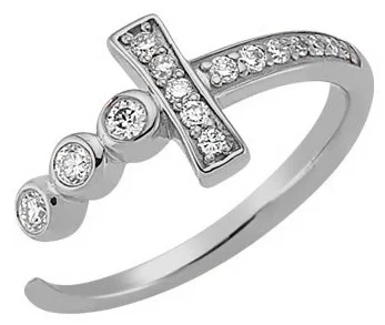 Кольцо Bee Goddess 1707 BG 18р 2,66гр 0,27ct. 