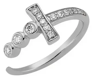 Кольцо Bee Goddess 1707 BG 18р 2,66гр 0,27ct. 