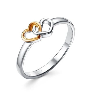 Кольцо Family Jewelry К2158/Ag-600ПОЗ 17р 1,3гр. 
