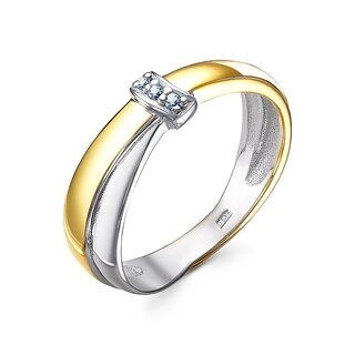 Кольцо Family Jewelry К1459/Ag-620ПОЗ 18р 2.1гр. 