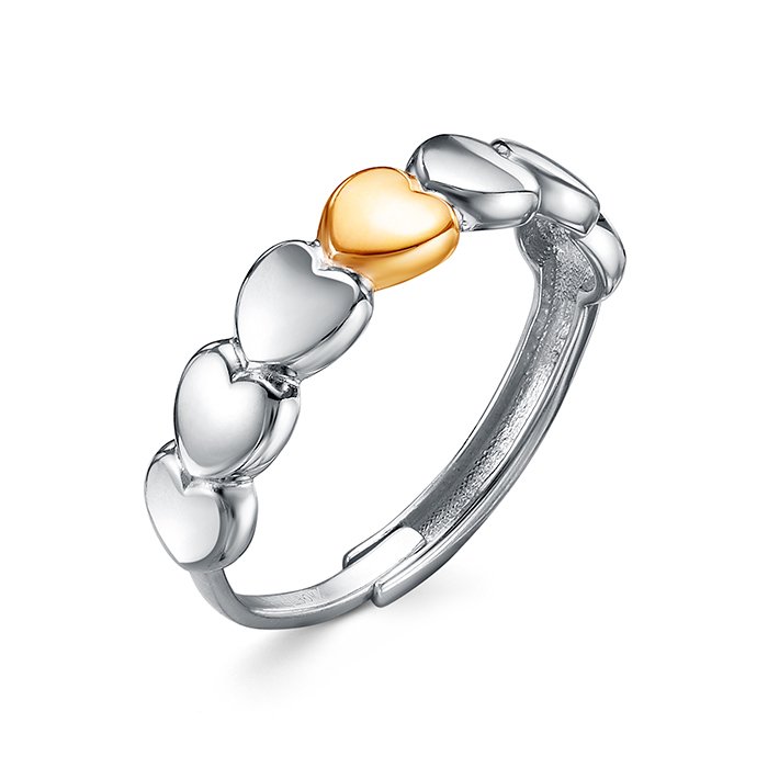 Кольцо Family Jewelry К2159/Ag-600ПОЗ 17,5р 1,7гр.  Кольцо Family Jewelry К2159/Ag-600ПОЗ 17,5р 1,7гр.