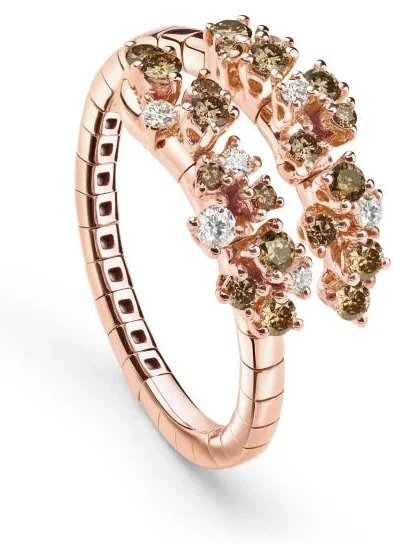 Кольцо Damiani 15930 д 12-14р 3,7гр 0,480ct. 