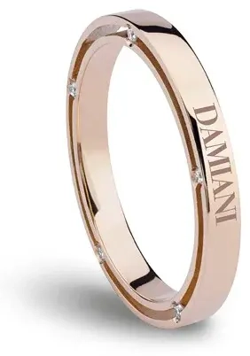 Кольцо Damiani 14767 д 18р 3,10гр 0,07ct. 