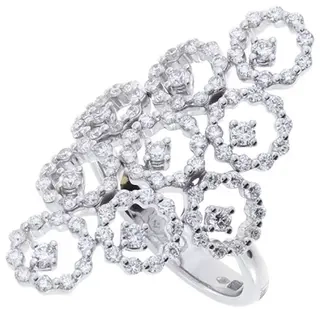 Кольцо Damiani 16529 д 16,5р 6,70гр 1,035ct. 