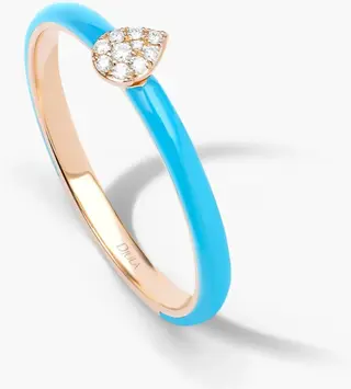 Кольцо Djula 1311 djula 17р 1,27гр 0,05ct. 