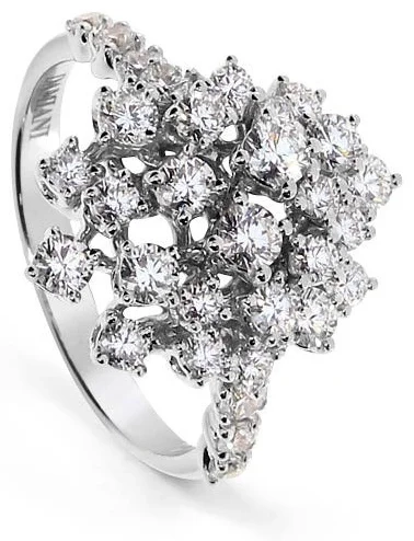 Кольцо Damiani 16452 д 13р 4,15гр 1,24ct. 