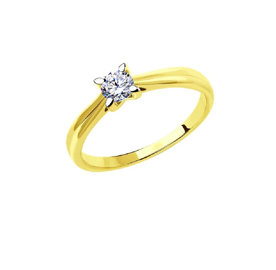 Кольцо Diamant 53-110-00782-1 16,5р 1,57гр.  - фото 2