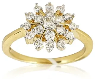 Кольцо Goldos Premium DR1875 17р 3,4гр 0,50ct. 