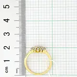 Кольцо Goldos Premium DR1875 17р 3,4гр 0,50ct. 