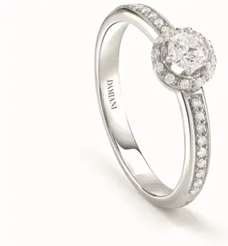 Кольцо Damiani 16459 д 13р 2,9гр 0,41ct. 