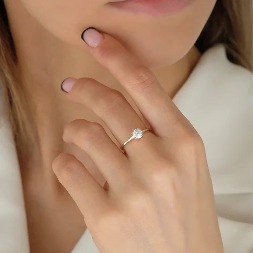 Кольцо Атолл 10620_16.5 16.5р 1.64гр  - фото 3