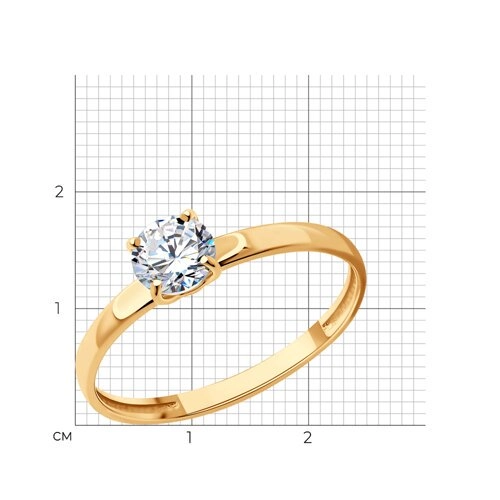 Кольцо Sokolov  019243 17,5р 0,99гр. 