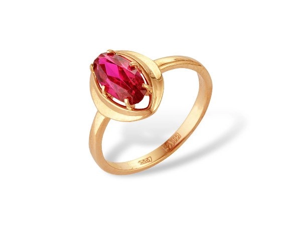 Кольцо Костромской ювелирный завод 12500092 18,5р 2,67гр. 