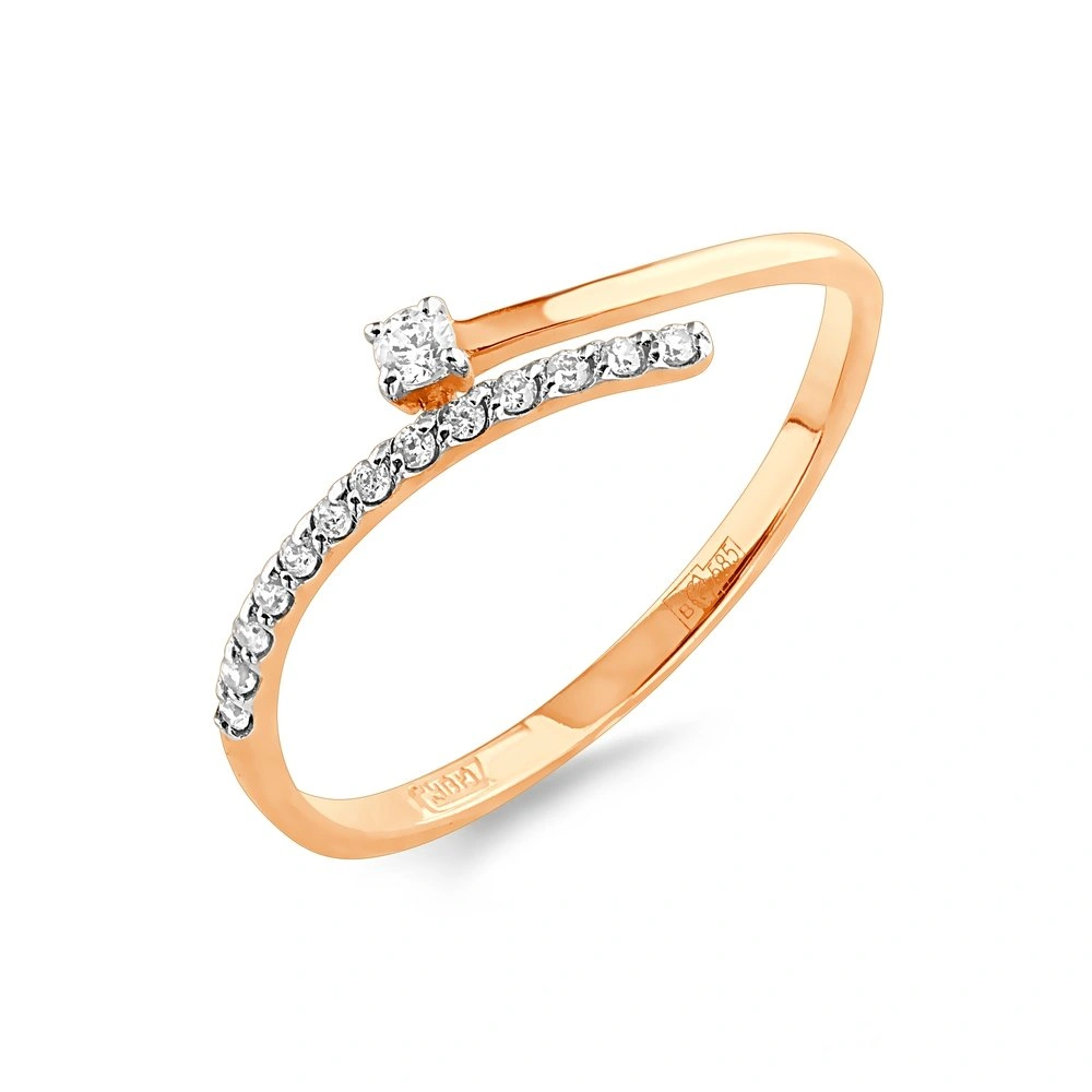 Кольцо Костромской ювелирный завод 12000666 16,5р. 