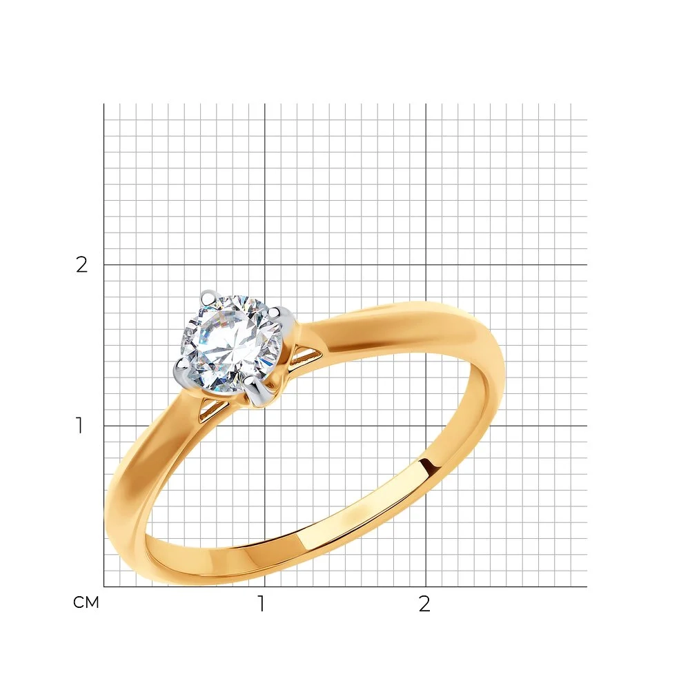 Кольцо Sokolov 018634 16,5р 1,51гр.  - фото 2