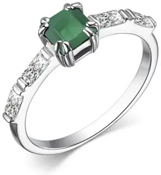 Кольцо Алькор 01-3379/00АГ 16.5р 1.7гр 