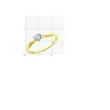 Кольцо Diamant 53-110-02098-1 16,5р 1,43гр.  - фото 4