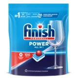 Комплект Таблетки для посудомоечной машины Finish "All in 1 Max" 100 шт. + Соль для посудомоечных машин Finish Calgonit 1,5кг  + Ополаскиватель Finish для посуды в пмм Блеск и Защита 750 мл  - фото 2