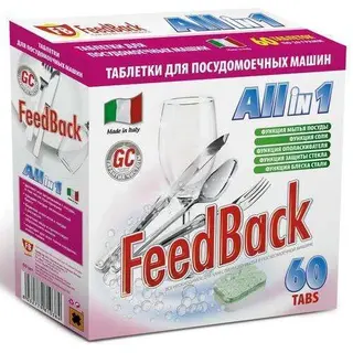 Таблетки для посудомоечных машин FeedBack 60 шт