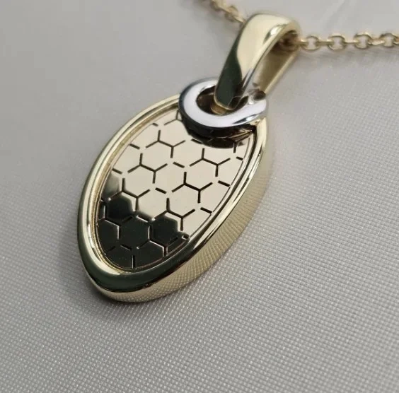 Ювелирный комплект Deimantas 112693507 19р 3,4гр 2,27гр.  - фото 2