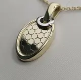 Ювелирный комплект Deimantas 112693507 19р 3,4гр 2,27гр.  - фото 2